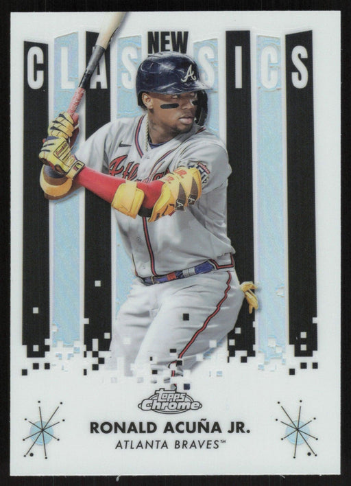 Ronald Acuna Jr. 2022 Topps Chrome # NC-3 New Classics Atlanta Braves - Collectible Craze America