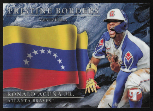 Ronald Acuna Jr. 2022 Topps Pristine # PB-11 Pristine Borders Insert Atlanta Braves - Collectible Craze America