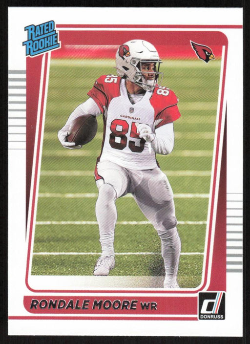 Rondale Moore 2021 Donruss Football # 270 RC Arizona Cardinals Rated Rookie Base - Collectible Craze America