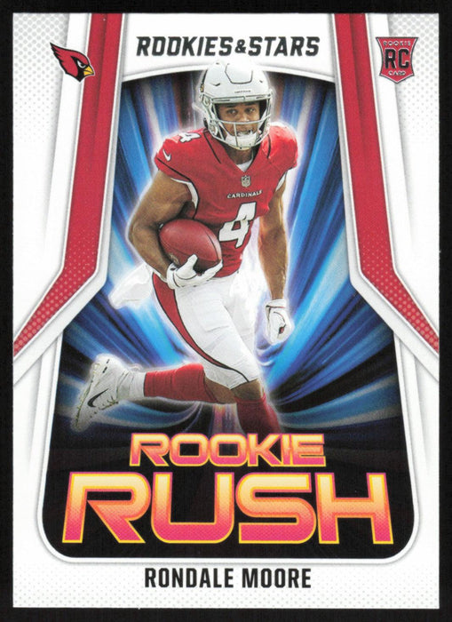 Rondale Moore 2021 Panini Rookie & Stars # RR-17 RC Rookie Rush Arizona Cardinals - Collectible Craze America