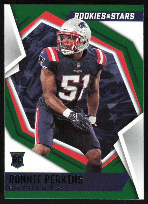 Ronnie Perkins 2021 Panini Rookie & Stars # 199 RC Green New England Patriots - Collectible Craze America