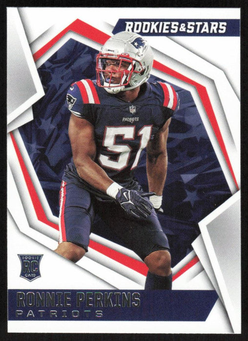 Ronnie Perkins 2021 Panini Rookies & Stars # 199 RC New England Patriots Base - Collectible Craze America