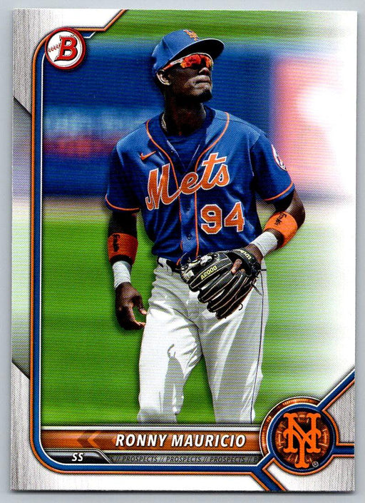 2022 Bowman & Prospects New York Mets Baseball Cards Team Set