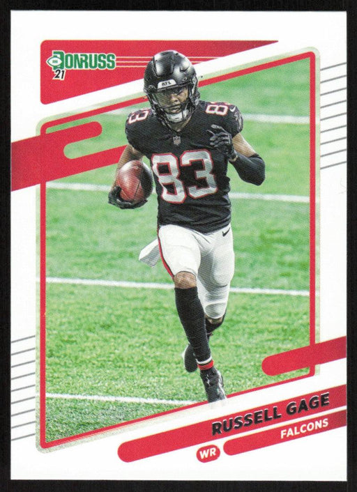Russell Gage 2021 Donruss Football # 237 Atlanta Falcons Base - Collectible Craze America