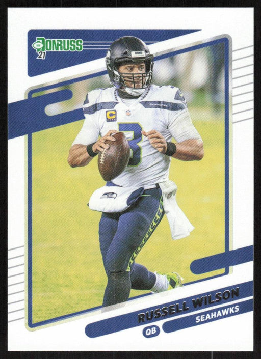 Russell Wilson 2021 Donruss Football # 28 Seattle Seahawks Base - Collectible Craze America