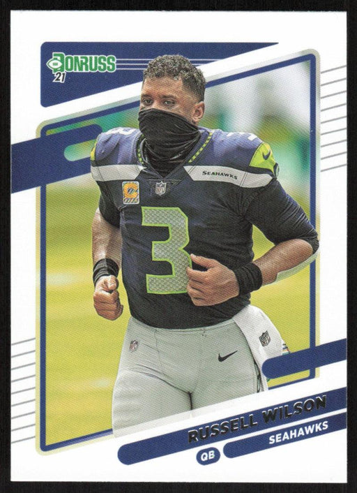 Russell Wilson 2021 Donruss Football # 28 Seattle Seahawks Image Variation Base - Collectible Craze America