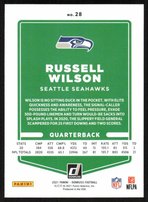 Panini America Inc - 2021 Donruss NFL Team Set Seattle Seahawks