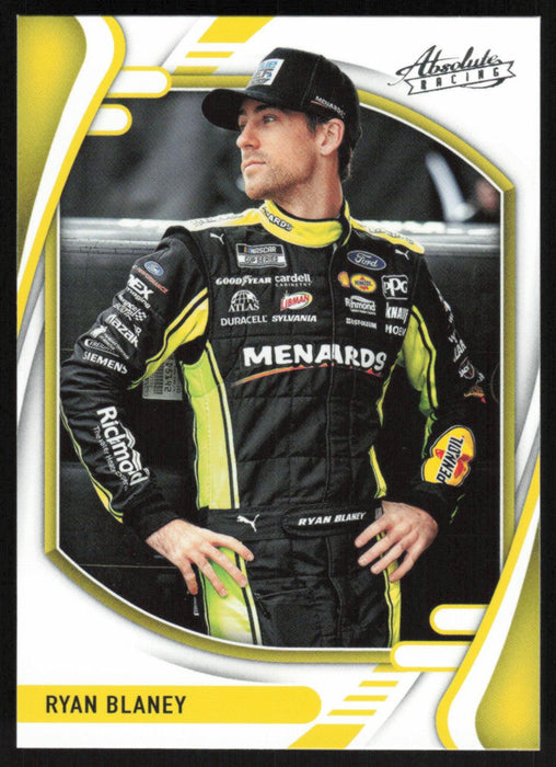 Ryan Blaney 2022 Panini Chronicles Racing Absolute # 1 - Collectible Craze America