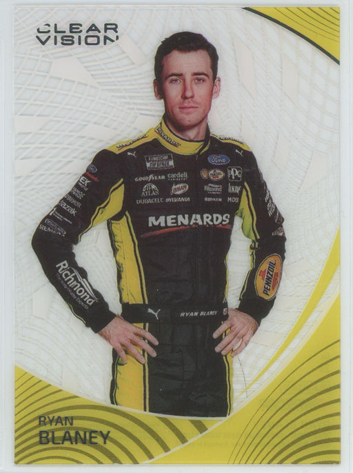 Ryan Blaney 2022 Panini Chronicles Racing Clear Vision # 28 - Collectible Craze America