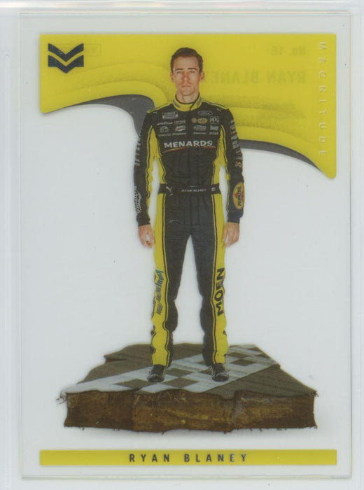 Ryan Blaney 2022 Panini Chronicles Racing Stars and Stripes Magnitude # 18 Red 31/100 - Collectible Craze America