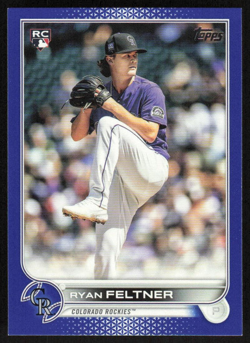 Ryan Feltner 2022 Topps Series 2 # 373 RC Royal Blue Colorado Rockies - Collectible Craze America