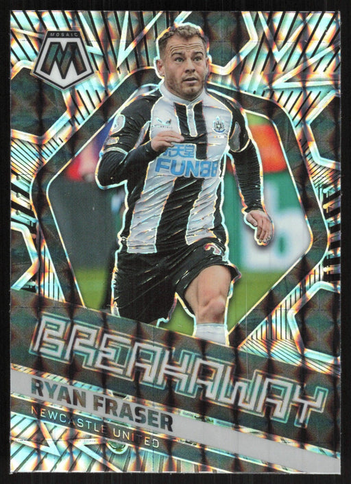 Ryan Fraser 2021 Panini Mosaic Premier League # 19 Breakaway Prizm Newcastle United - Collectible Craze America