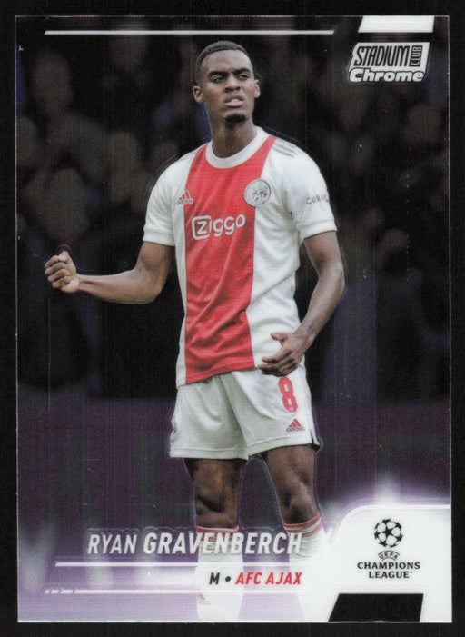 Ryan Gravenberch 2021 Topps Stadium Club Chrome UEFA Champions League # 86 AFC Ajax Base - Collectible Craze America