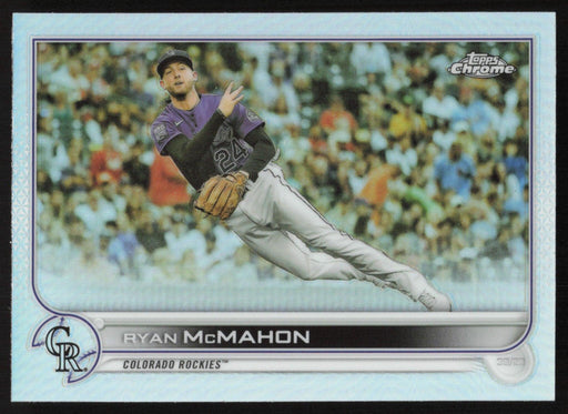 Ryan McMahon 2022 Topps Chrome # 163 Refractor Colorado Rockies - Collectible Craze America
