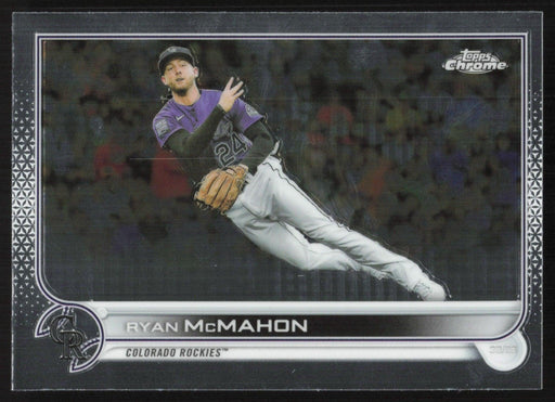 Ryan McMahon 2022 Topps Chrome Baseball # 163 Colorado Rockies Base - Collectible Craze America