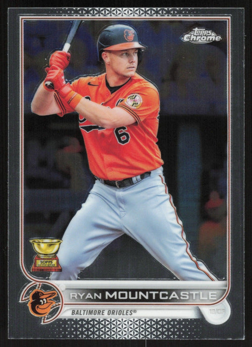 Ryan Mountcastle 2022 Topps Chrome Baseball # 109 Refractor Baltimore Orioles - Collectible Craze America