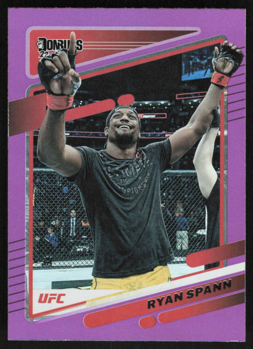 Ryan Spann 2022 Panini Donruss UFC # 153 Purple Flood Light Heavyweight - Collectible Craze America