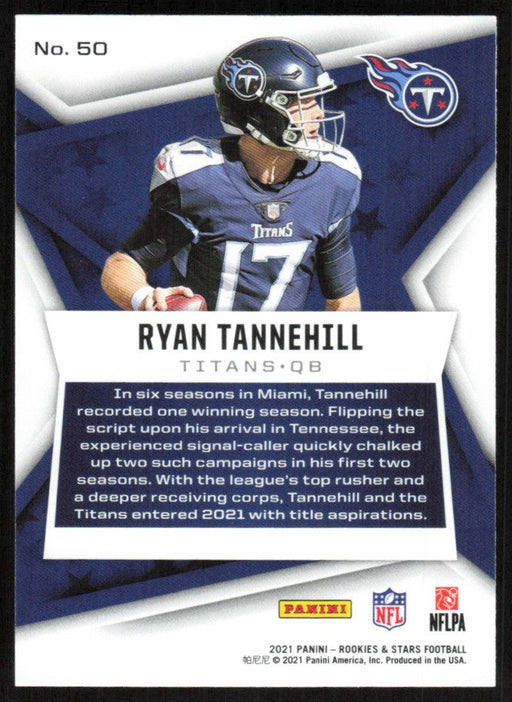 Ryan Tannehill 2021 Panini Rookies & Stars # 50 Tennessee Titans Base - Collectible Craze America