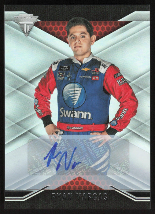 Ryan Vargas 2022 Panini Chronicles Racing Titanium Racing # 9 Auto - Collectible Craze America