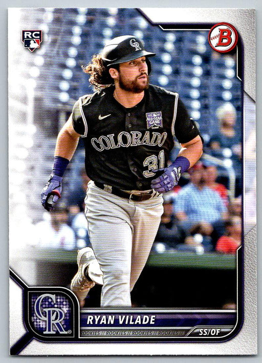 Ryan Vilade 2022 Bowman # 100 RC Colorado Rockies - Collectible Craze America