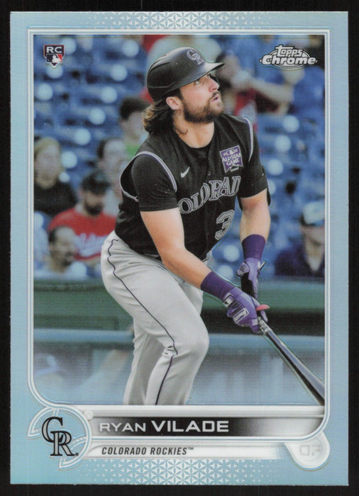 Ryan Vilade 2022 Topps Chrome # 85 RC Refractor Colorado Rockies - Collectible Craze America