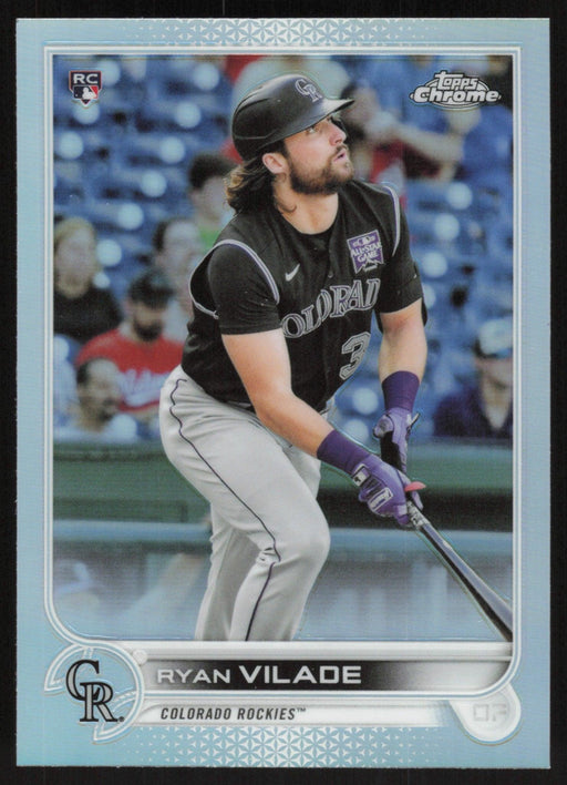 Ryan Vilade 2022 Topps Chrome # 85 RC Refractor Colorado Rockies - Collectible Craze America