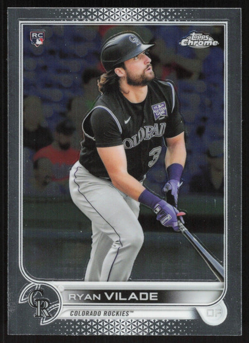 Ryan Vilade 2022 Topps Chrome Baseball # 85 RC Colorado Rockies Base - Collectible Craze America