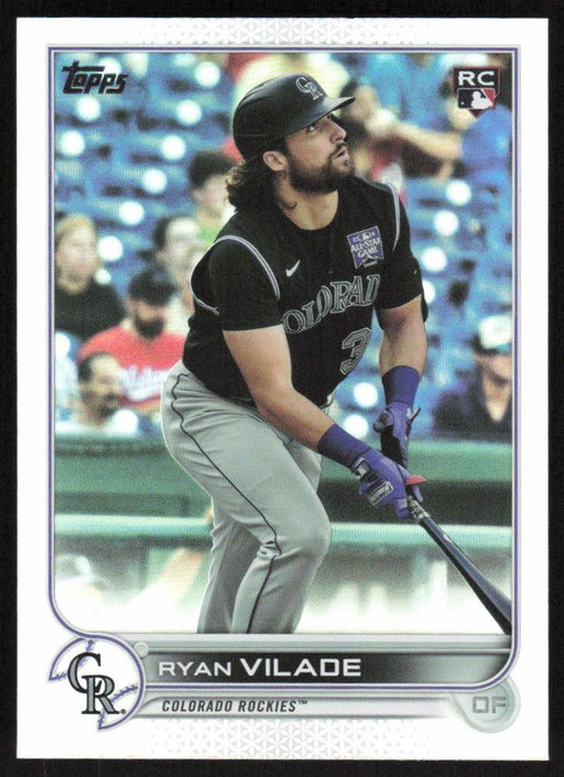 Ryan Vilade 2022 Topps Series 2 # 586 RC Rainbow Foil Colorado Rockies - Collectible Craze America