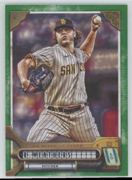 Ryan Weathers 2022 Topps Gypsy Queen # 129 Green Border San Diego Padres - Collectible Craze America