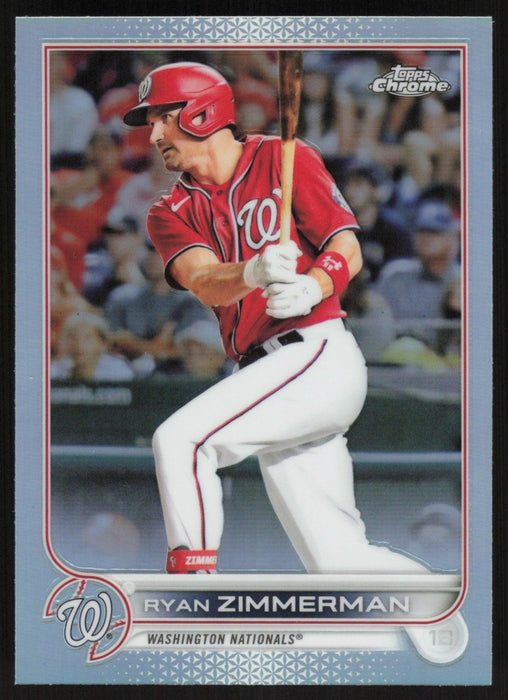 Ryan Zimmerman 2022 Topps Chrome Baseball # 108 Refractor Washington Nationals - Collectible Craze America