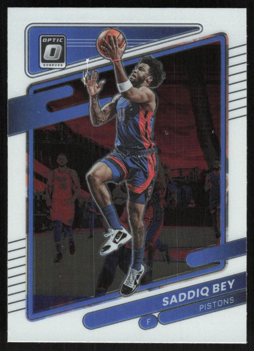 Saddiq Bey 2021 Panini Donruss Optic # 126 Detroit Pistons Base - Collectible Craze America