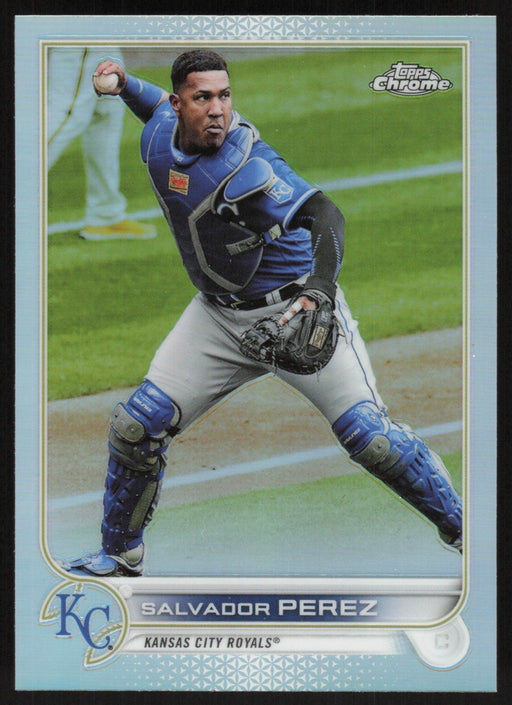 Salvador Perez 2022 Topps Chrome # 50 Refractor Kansas City Royals - Collectible Craze America