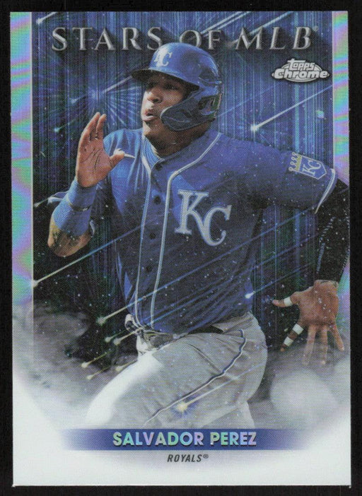 Salvador Perez 2022 Topps Series 2 # SMLBC-46 Chrome Stars of Mlb Kansas City Royals - Collectible Craze America