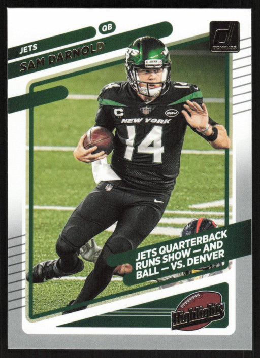 Sam Darnold 2021 Donruss Highlights # HI-14 New York Jets - Collectible Craze America