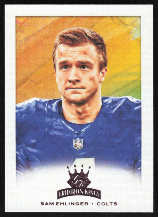 Sam Ehlinger 2021 Panini Chronicles Gridiron Kings # GK-10 RC Pink Indianapolis Colts - Collectible Craze America