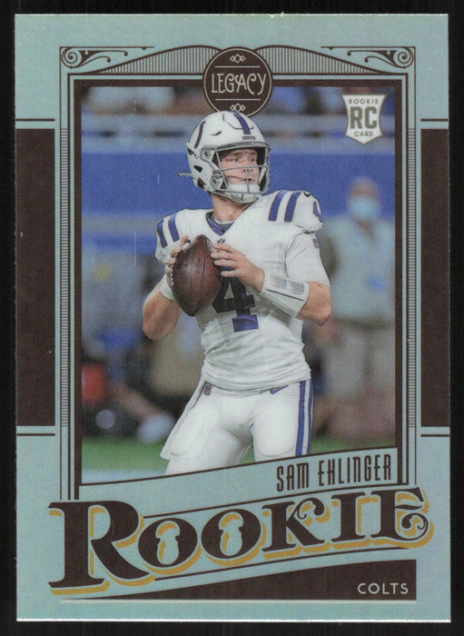 Sam Ehlinger 2021 Panini Chronicles Legacy Update Rookies Silver # 203 RC Indianapolis Colts - Collectible Craze America