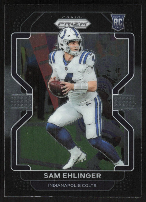 Sam Ehlinger 2021 Panini Chronicles Prizm Black # PB-18 RC Indianapolis Colts - Collectible Craze America