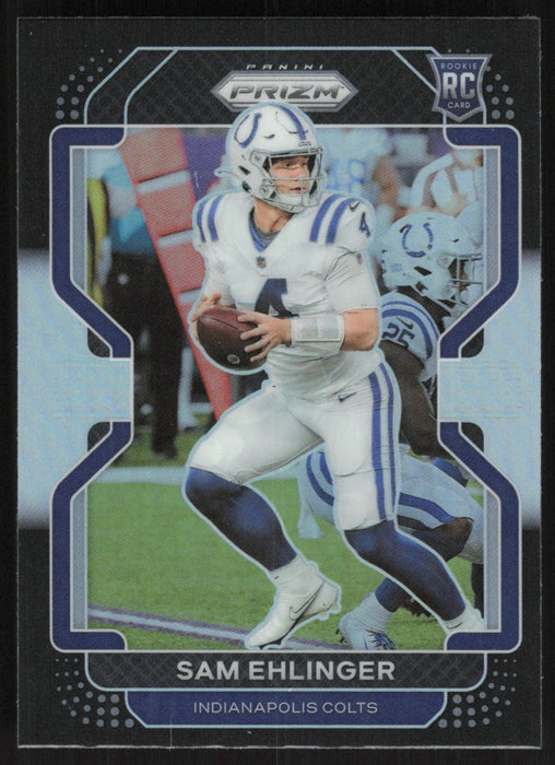 Sam Ehlinger 2021 Panini Chronicles Prizm Black Silver # PB-18 RC Indianapolis Colts - Collectible Craze America