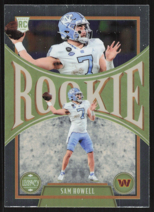 Sam Howell 2022 Panini Legacy # 145 RC Premium Edition Washington Commanders - Collectible Craze America