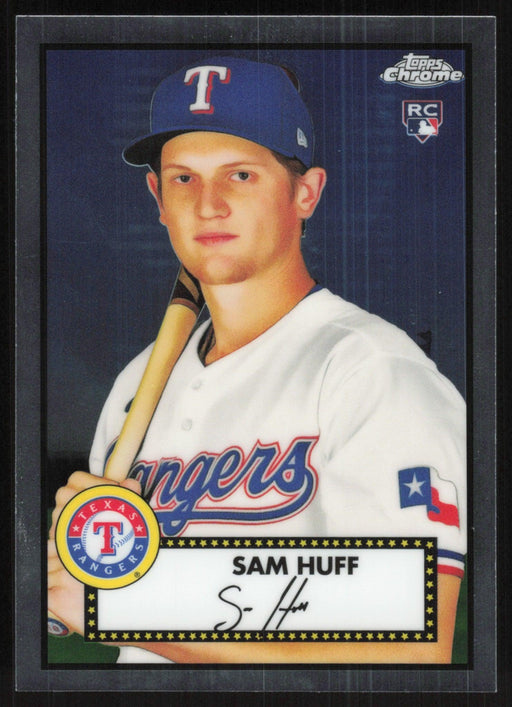 Sam Huff 2021 Topps Chrome Platinum Anniversary # 5 RC Texas Rangers - Collectible Craze America