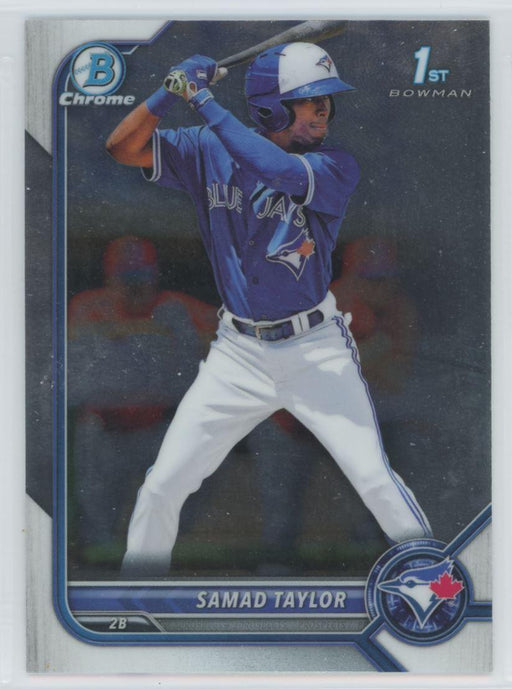 Samad Taylor 2022 Bowman Chrome Prospects # BCP-92 1st Bowman Toronto Blue Jays - Collectible Craze America