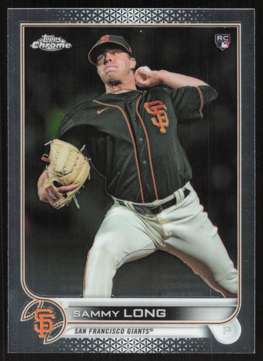 Sammy Long 2022 Topps Chrome Baseball # 59 RC San Francisco Giants Base - Collectible Craze America