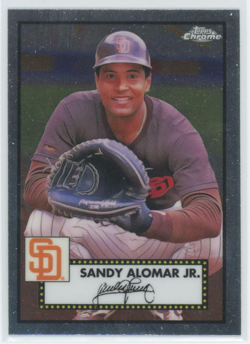 Sandy Alomar Jr. 2021 Topps Chrome Platinum Anniversary # 685 San Diego Padres - Collectible Craze America