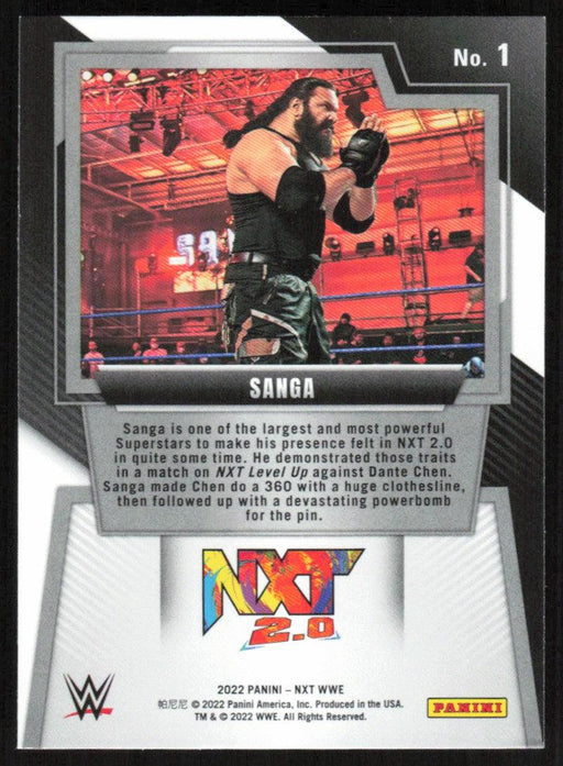 Sanga 2022 Panini NXT WWE # 1 Base NXT 2.0 - Collectible Craze America