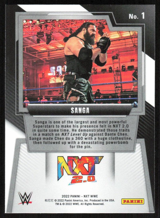 Sanga 2022 Panini NXT WWE # 1 Base NXT 2.0 - Collectible Craze America