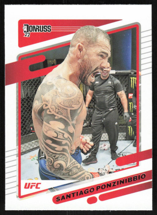 Santiago Ponzinibbio 2022 Panini Donruss UFC Base # 147 Welterweight - Collectible Craze America