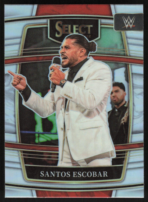 Santos Escobar 2022 Panini Select WWE # 76 Concourse Silver Prizm Raw - Collectible Craze America