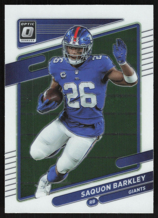 Saquon Barkley 2021 Donruss Optic # 16 New York Giants - Collectible Craze America