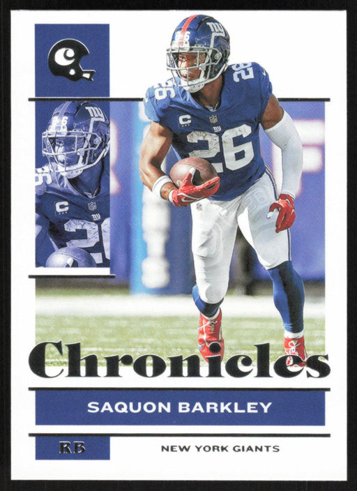 Saquon Barkley 2021 Panini Chronicles # 66 New York Giants Base - Collectible Craze America