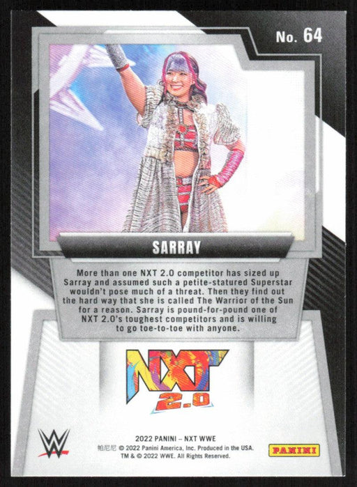 Sarray 2022 Panini NXT WWE # 64 Base NXT 2.0 - Collectible Craze America